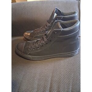 Converse Chuck Taylor All‎ Star Classic High Top Triple Black Shoes Size 12